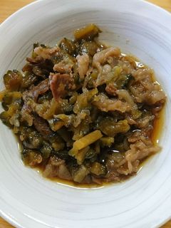 牛肉とゴーヤの甘辛煮-レシピのメイン写真