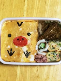 キャラ弁キイロイトリ-レシピのメイン写真