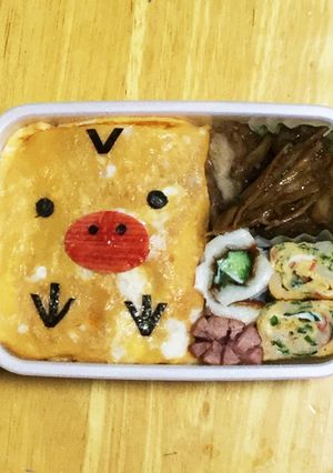キャラ弁キイロイトリ-レシピのメイン写真