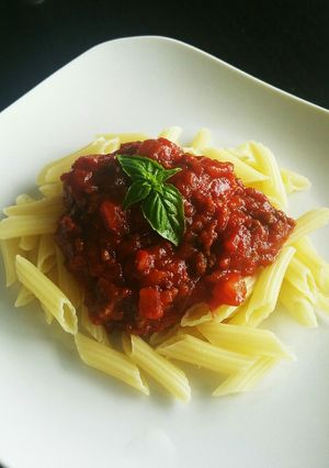 とっても簡単♪ミートソースパスタ♡-レシピのメイン写真