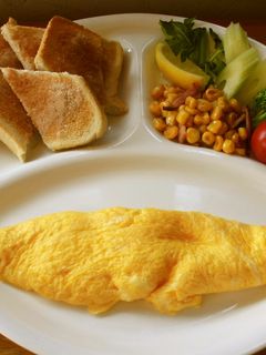 フライパンを新調したら♡プレーンオムレツ-レシピのメイン写真