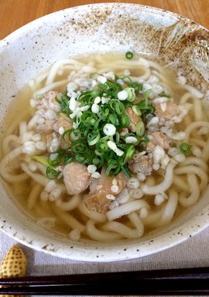 すき焼き♡たぬきうどん-レシピのメイン写真