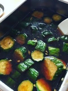 胡瓜の甘酢醤油漬-レシピのメイン写真