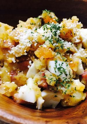 ポテトサラダinカリカリベーコン-レシピのメイン写真