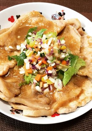 豚ロースの味噌生姜焼き!(^^)!-レシピのメイン写真