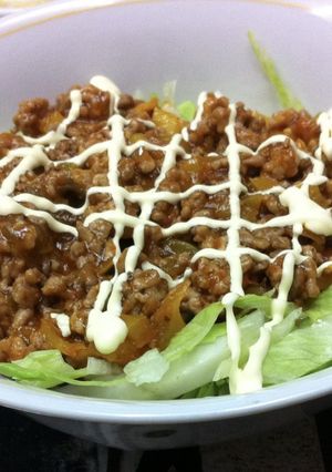 サルサ丼(タコライス)-レシピのメイン写真