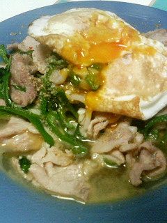 豚肉とバジルの葉炒め-レシピのメイン写真
