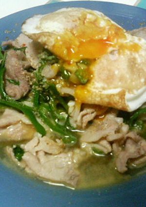 豚肉とバジルの葉炒め-レシピのメイン写真