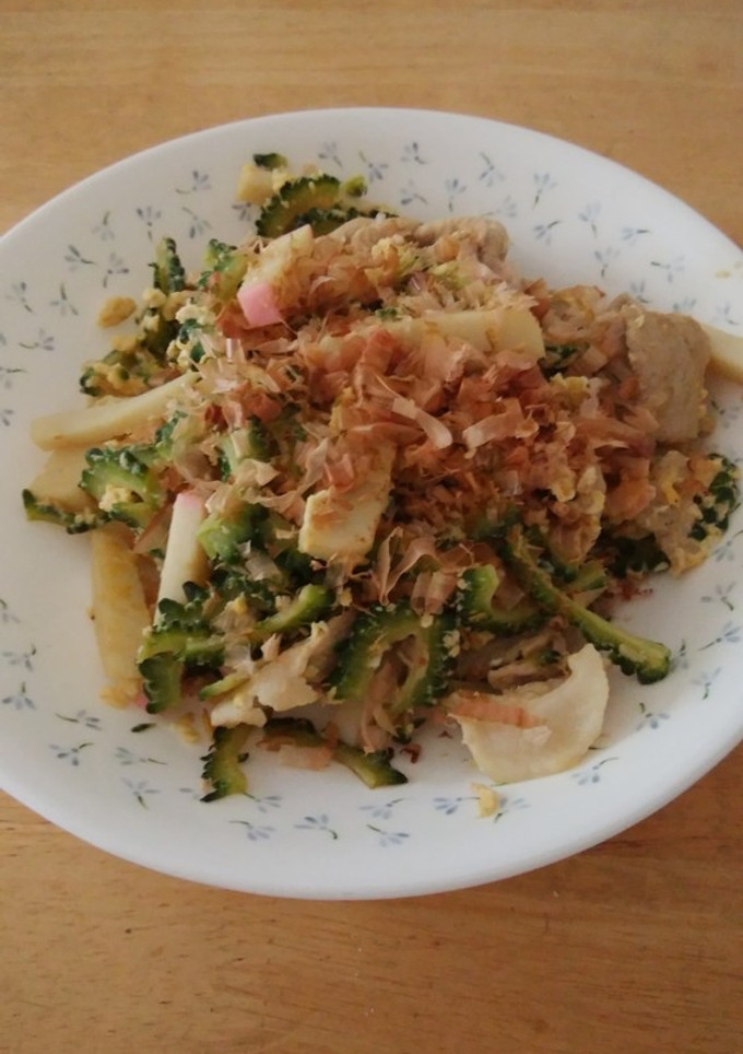 かまぼことゴーヤの炒め物-レシピのメイン写真