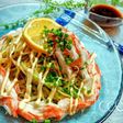 簡単♪カニカマとレモン醤油の冷製パスタ