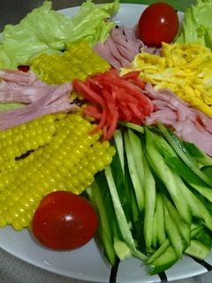 しらたきで!ヘルシーダイエット冷やし中華-レシピのメイン写真