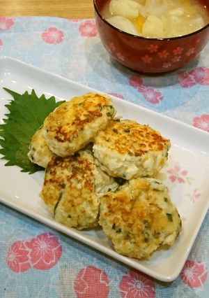 鶏ささみと豆腐のしそつくね-レシピのメイン写真