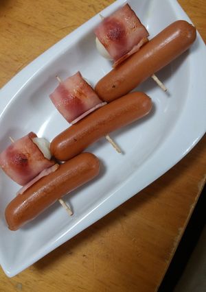 やじろべーこん(うずらの卵ベーコン＋α)-レシピのメイン写真