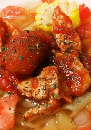 サムライ特製７種野菜のミネストローネ❤-レシピのメイン写真