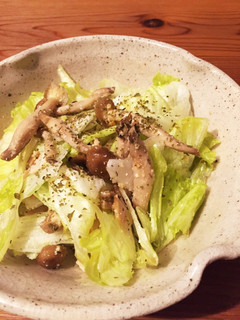 きのこソテーとハムのチーズサラダ♪-レシピのメイン写真