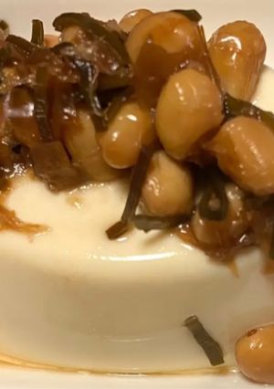 食べる梅だしの冷奴又は温奴！-レシピのメイン写真
