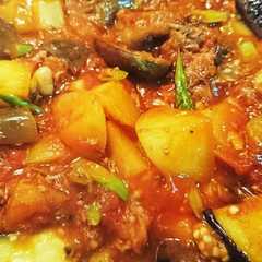 รูปของ 夏野菜のトマト煮込み