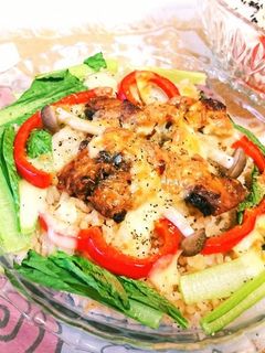 【缶詰1個で】鯖味噌チーズご飯【激うま】-レシピのメイン写真