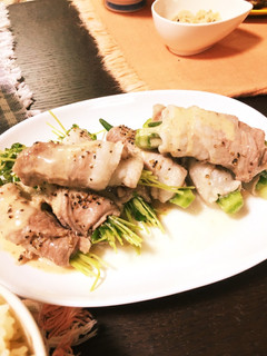 免疫力アップ!オクラと豆苗の豚肉巻き-レシピのメイン写真