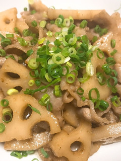 簡単!れんこんと豚バラの味噌バター-レシピのメイン写真