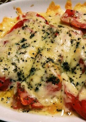 トマトのチーズ乗っけ焼き♪-レシピのメイン写真