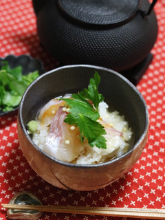 ごま香る・鯛出汁茶漬け。-レシピのメイン写真