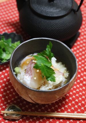 ごま香る・鯛出汁茶漬け。-レシピのメイン写真