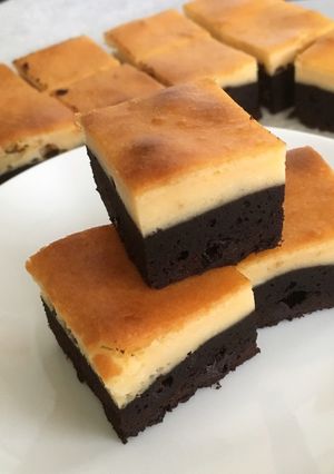ブラウニー ボトム チーズケーキ バー-レシピのメイン写真