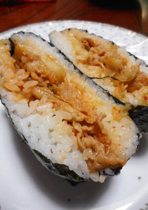 豚キムチのおにぎらず-レシピのメイン写真
