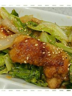 鶏もも肉キャベツで★ご飯が進むタレ炒め-レシピのメイン写真