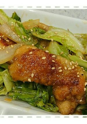 鶏もも肉キャベツで★ご飯が進むタレ炒め-レシピのメイン写真