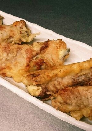 簡単♪なすの豚こまロールフライ-レシピのメイン写真