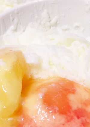 杏仁豆腐かき氷 白桃添え-レシピのメイン写真