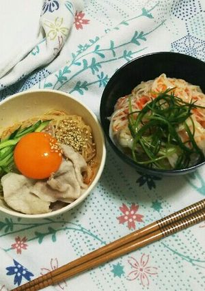 二種類の味を楽しむ！簡単美味しいそうめん-レシピのメイン写真