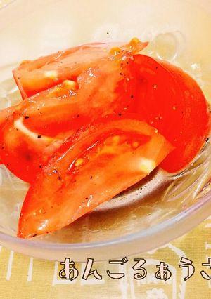 簡単☆節約☆トマトのマリネ-レシピのメイン写真