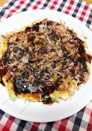 ゴーヤと豆腐De♪トロふわのお好み焼き♥-レシピのメイン写真