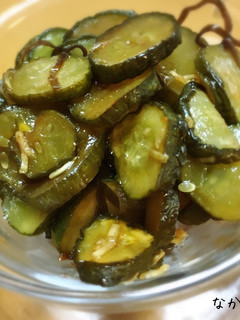 夏の定番!胡瓜の佃煮-レシピのメイン写真