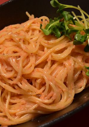 レアのたらこが美味★絶品タラコパスタ-レシピのメイン写真
