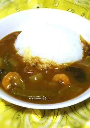 ドライオクラと海老の旨みたっぷりカレー-レシピのメイン写真