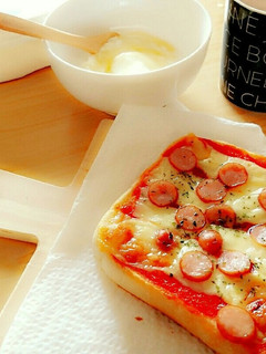 食パンがまるでパン屋さんのピザトースト♪-レシピのメイン写真