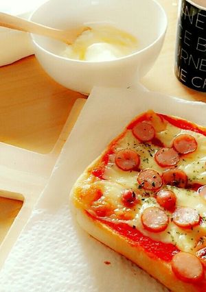 食パンがまるでパン屋さんのピザトースト♪-レシピのメイン写真