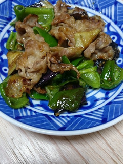 なすとピーマンと豚肉の味噌炒め★-レシピのメイン写真