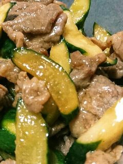 豚肉ときゅうりの美味い炒め物-レシピのメイン写真