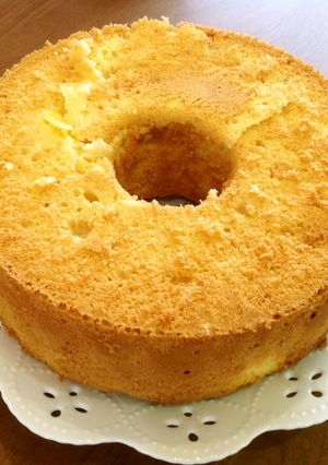 ココナッツオイルのシフォンケーキ-レシピのメイン写真