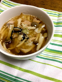 旨っ!!簡単!!きのこ汁の丼!!-レシピのメイン写真