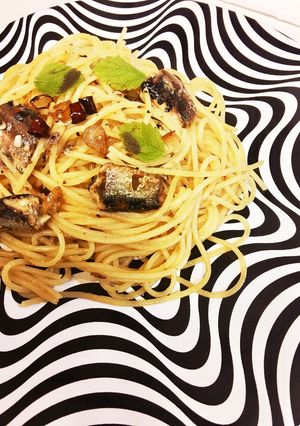 オイルサーディンのパスタ和風-レシピのメイン写真