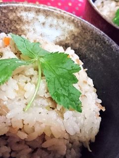 ジャーで簡単【ツナと三葉の炊き込みご飯】-レシピのメイン写真