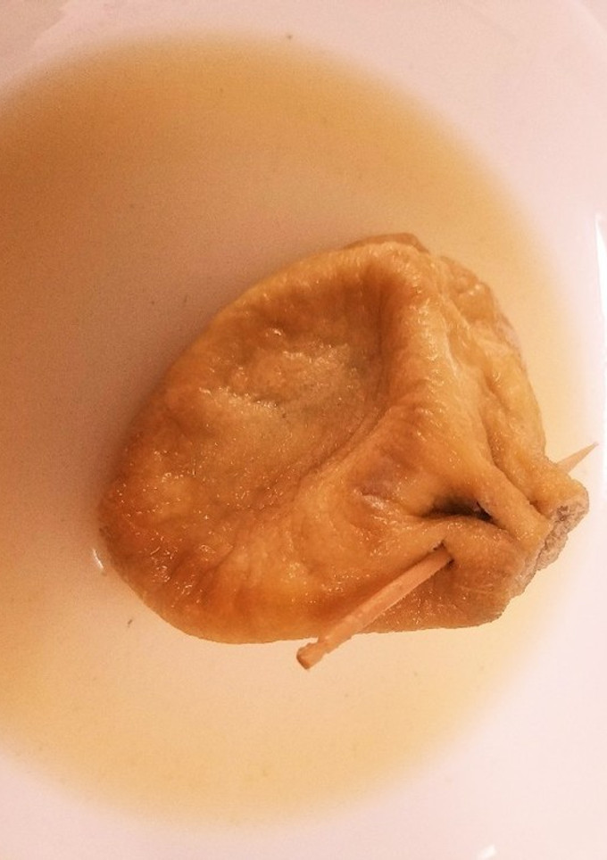 寿司あげで！卵としいたけの巾着煮-レシピのメイン写真