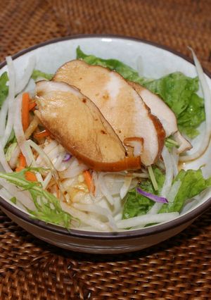 スモークチキンと豆腐のサラダ-レシピのメイン写真