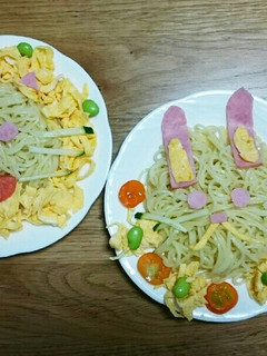 キャラ麺で冷やし中華-レシピのメイン写真